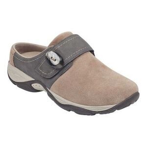 Easy Spirit seEquip Slip on Suede Clog - Taupe 240 - 9 WW